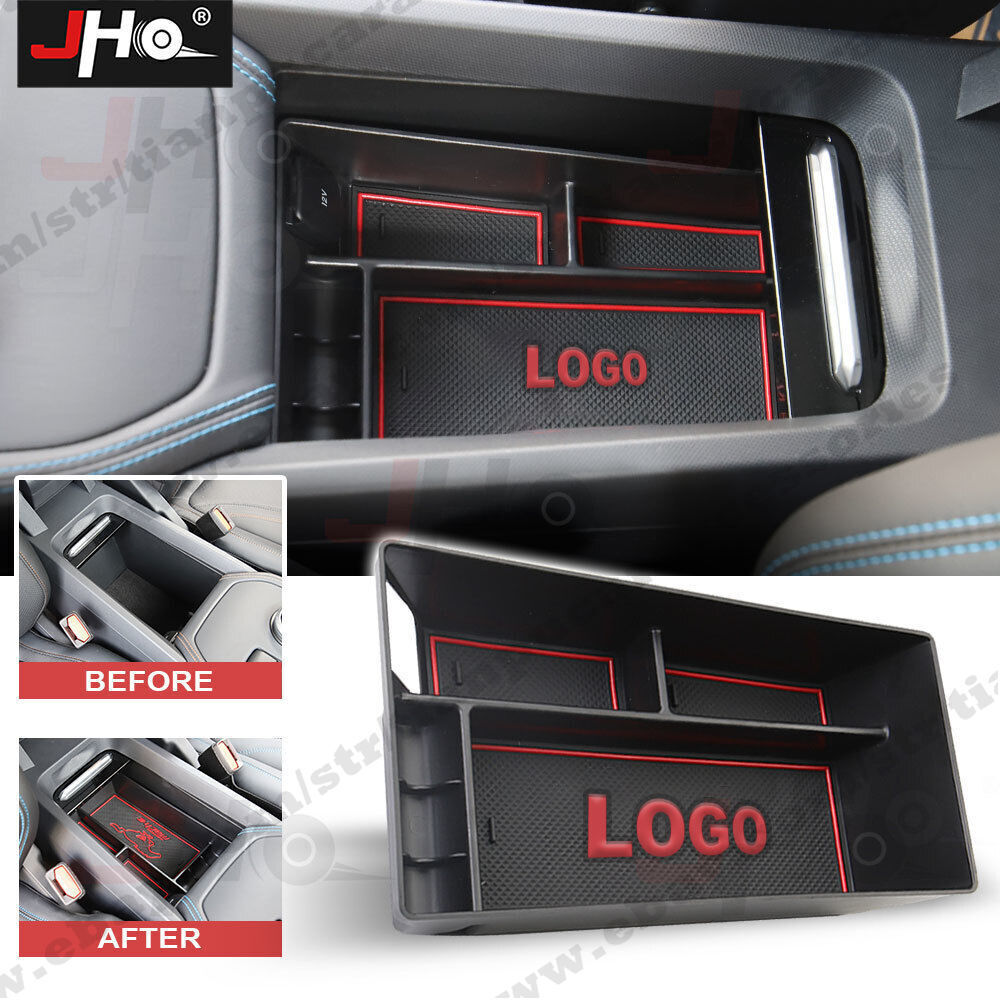 Car Center Console Armrest Storage Glove Box Tray for Mustang Mach E 2021 2022