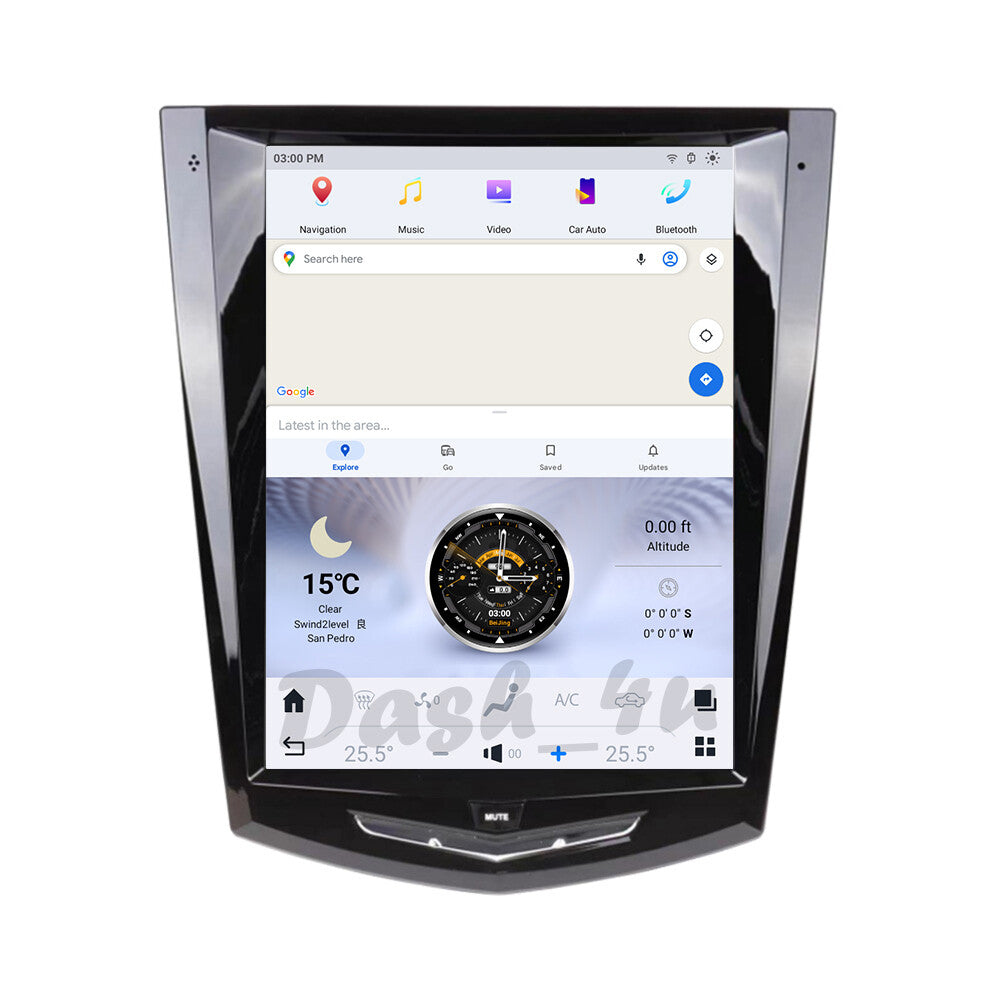 Android 13.0 for Tesla Screen GPS Radio for Cadillac ATS CTS SRX for Escalade 2013-2018