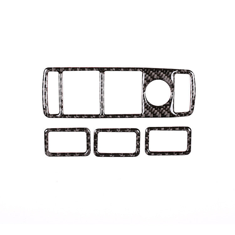 Carbon Fiber Interior Window Switch Cover for Mercedes Benz C Class W204 07-14