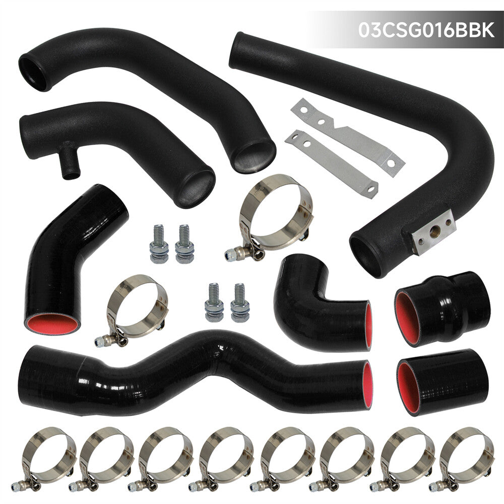 Intercooler Piping For 02-06 for Audi A4 1.8T Turbo B6 Quattro Bolt On Front Mount