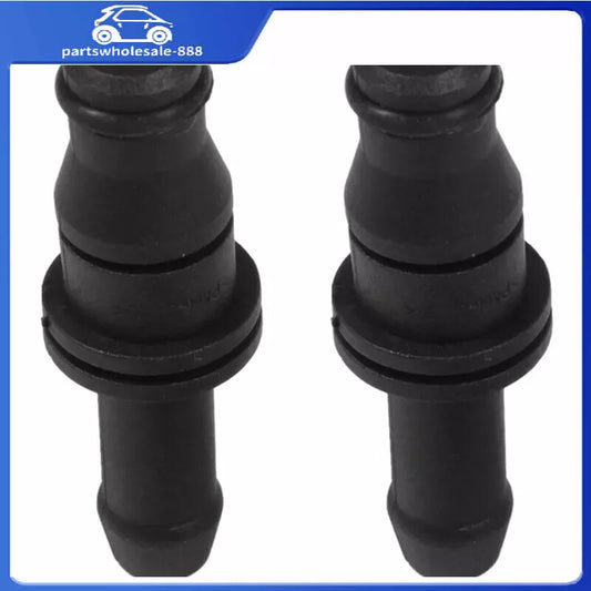 2 Coolant Radiator Expansion Tank Hose Connector Socket for Mercedes-Benz C S230 S63