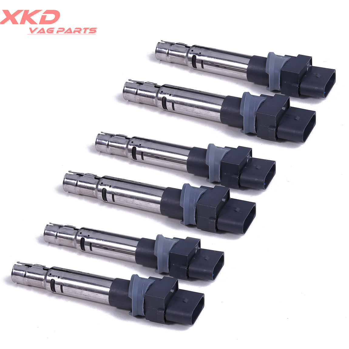 6Pcs Ignition Coils Set for AUDI A3 TT for VW for Golf R32 Touareg Eos T5 3.2L