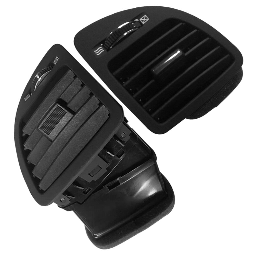 2x Left Right Side Air Conditioning Vent Duct Black Fit For Sportage 2005-2010