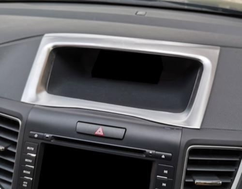 Car for Honda CR-V 2012-2016 Matte Silver Central Console Navigation Panel Trim