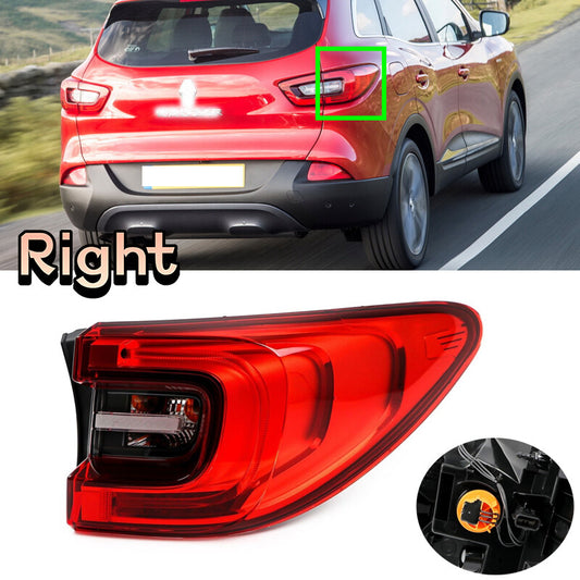 Right LED Tail Lamp Back Lens for Renault for Kadjar Rear Light 2015-2019 1PCS