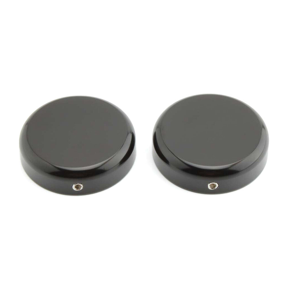 Upper Fork Steerer Cover Caps Aluminum for Harley X48 2016-2022 Black Pair US cl
