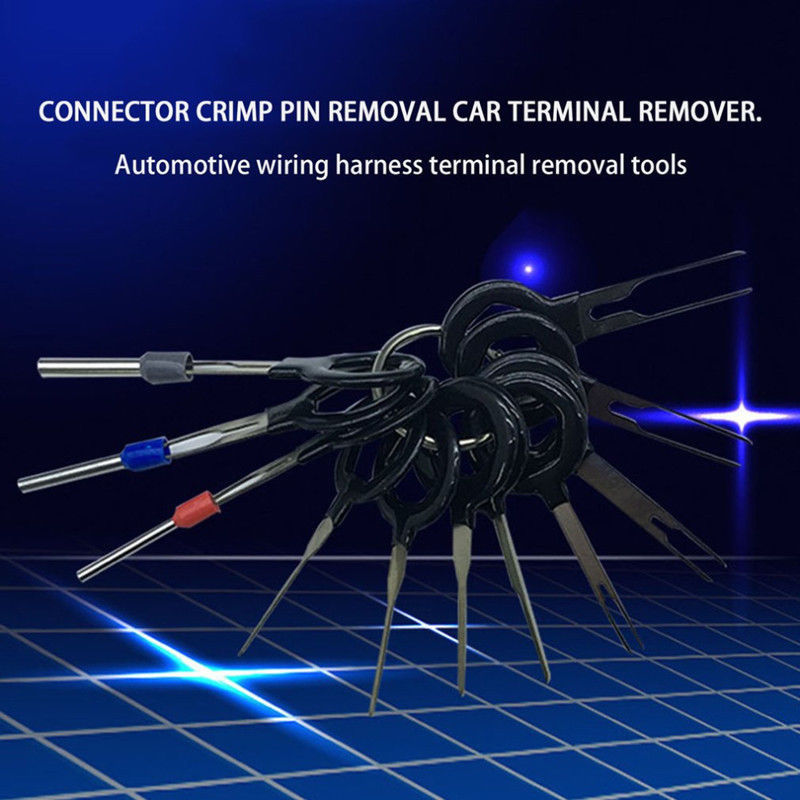 11Pcs Wire Terminal Removal Tool Car Electrical Wiring Crimp Connector Pin Kit