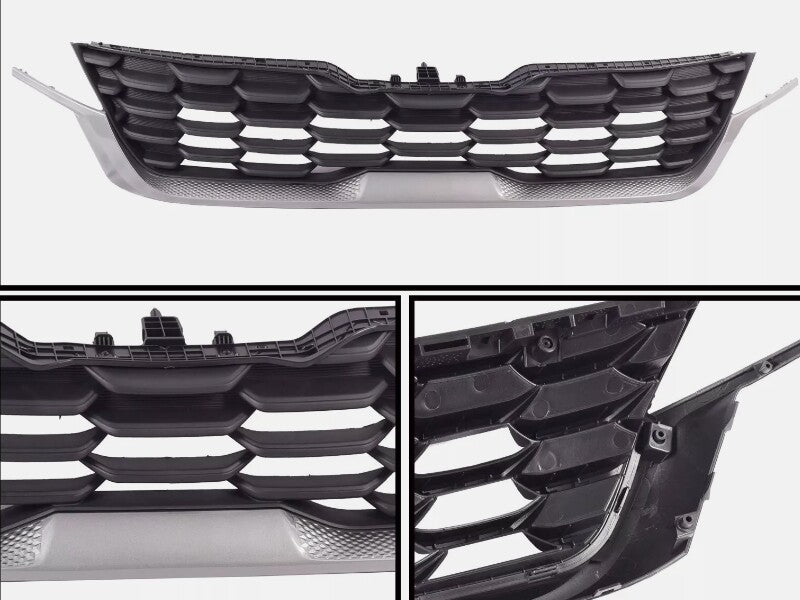 Front Upper Radiator Grille Sliver for Kia Seltos 2021-2023 86350Q5000