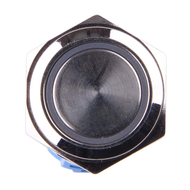 16mm 5-pin 12V ON-OFF Push Button Switch Ignition Starter Self-locking latching