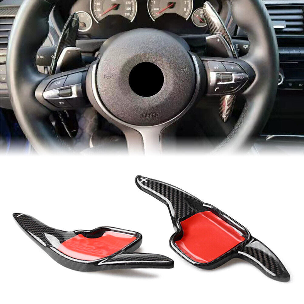 for BMW F30 F31 F32 F10 F20 Carbon Fiber Steering Wheel Paddle Shift Extension