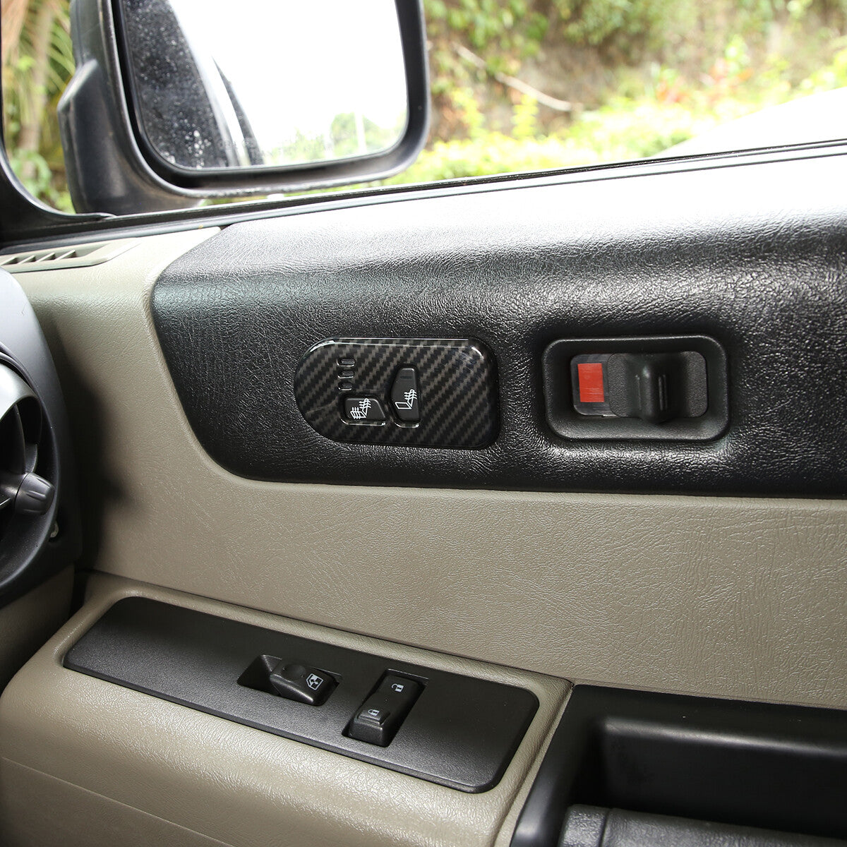 4-Piece Red Alloy Internal Air Conditioning Switch CD Button Knife for Corvette 2014-2019 C7