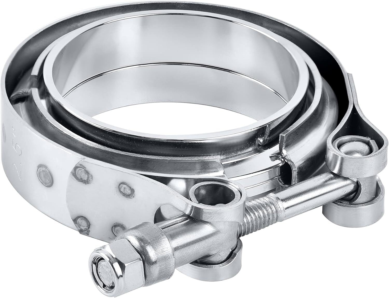 V-band clips and flange kit for 3-inch 76mm 304 stainless steel exhaust pipe