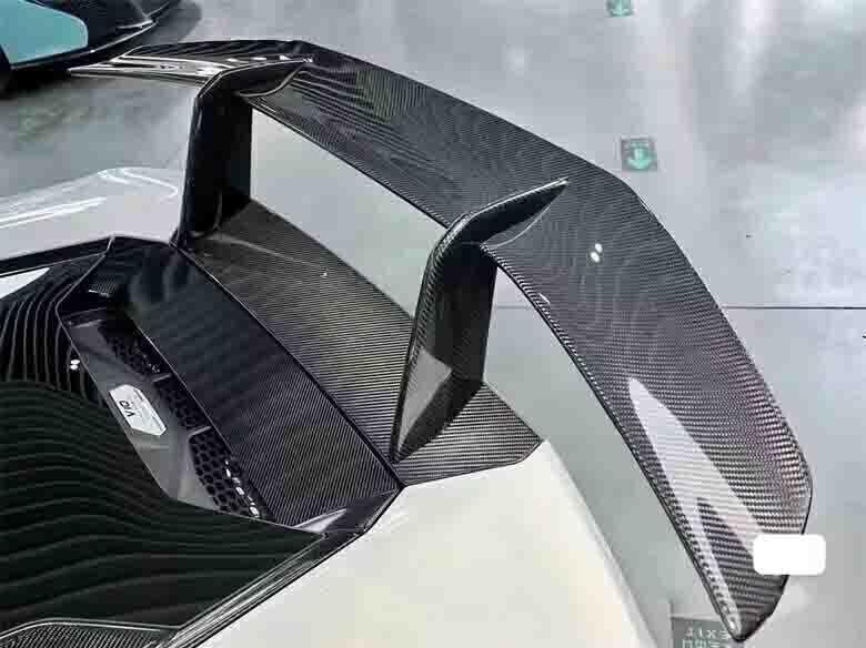 Carbon fiber rear trunk boiler wing suitable for Lamborghini for Huracan LP580 LP610