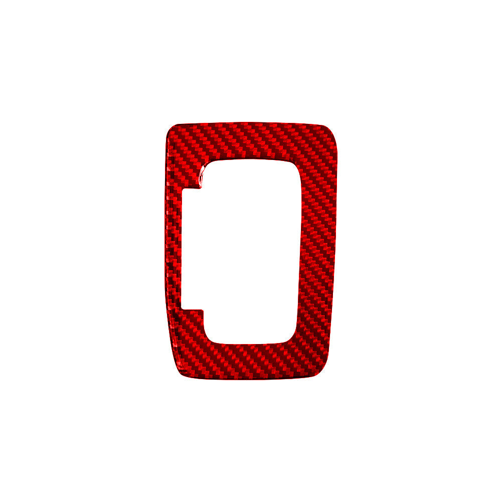 Red Carbon Fiber Gear Shift Inner Frame Cover for Ford Ranger 2019-2022 Type A