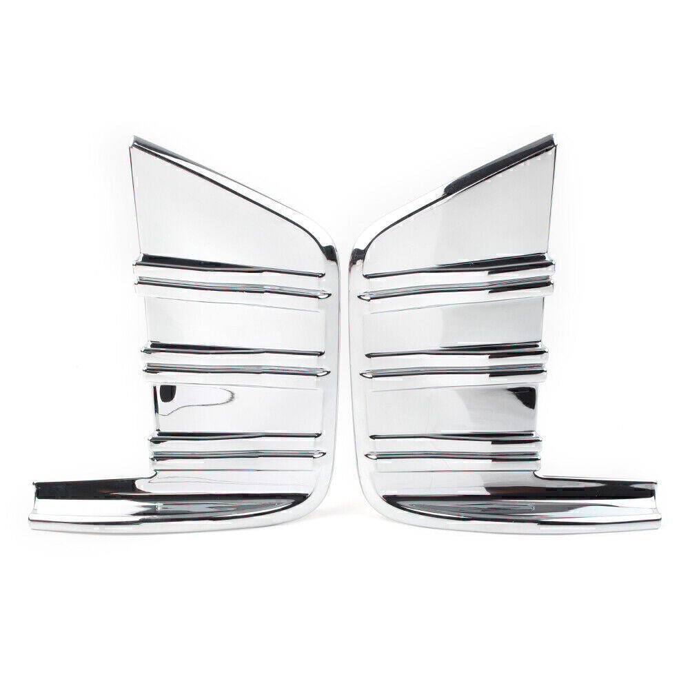 2-Piece Car Front Fog Light Cover Trim with ABS for Chevrolet Silverado 1500 2019-2020