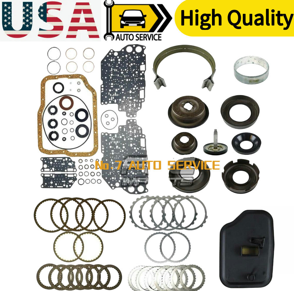 FN4AEL 4F27E Super Master Rebuild Kit 99-UP 4 SPEED for MAZDA Band 7 Pistons Plates