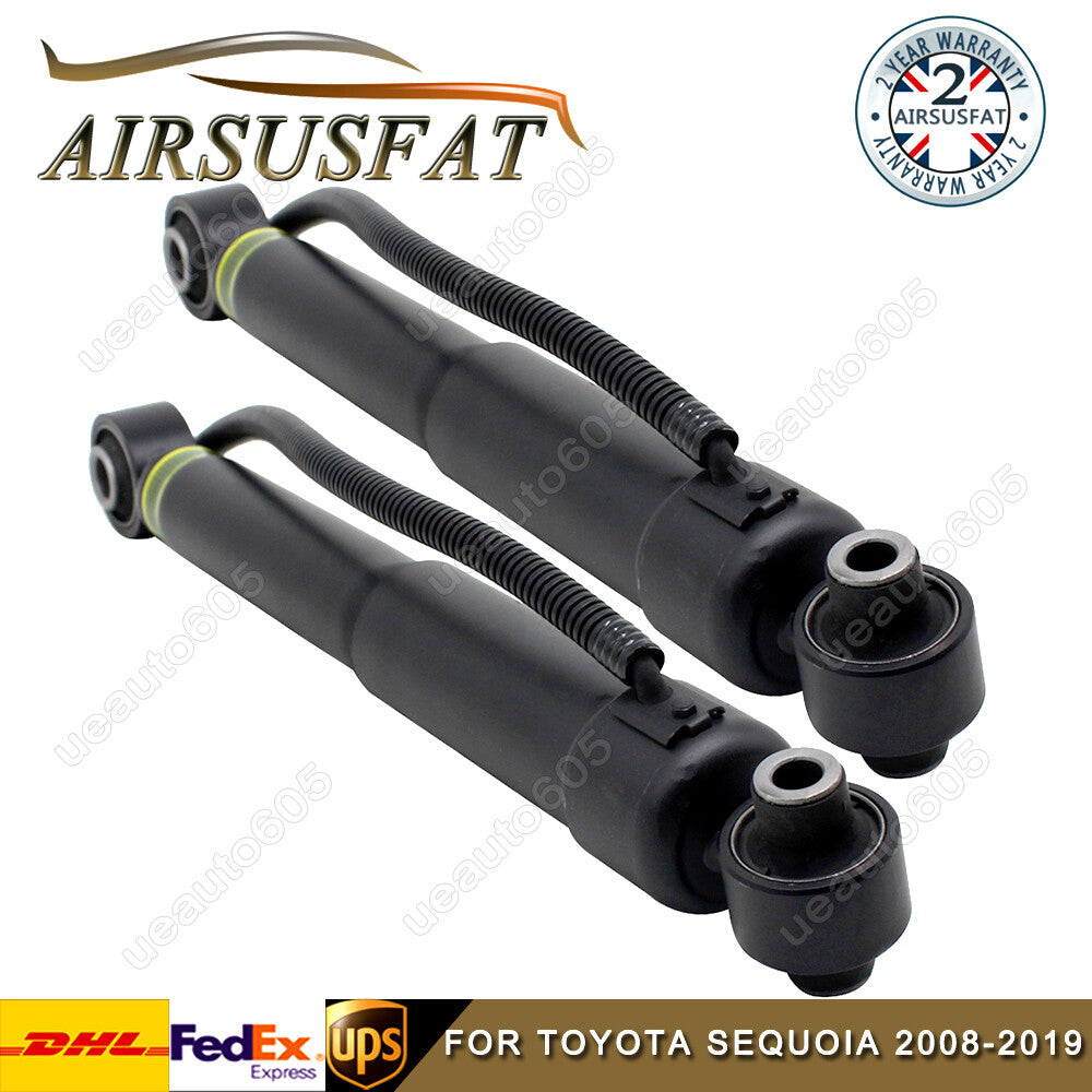 Pair for Toyota Sequoia Rear Air Shock Absorbers W/ Electric Sensor 2007-2019
