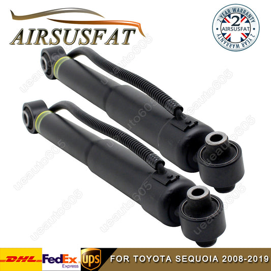 Pair for Toyota Sequoia Rear Air Shock Absorbers W/ Electric Sensor 2007-2019