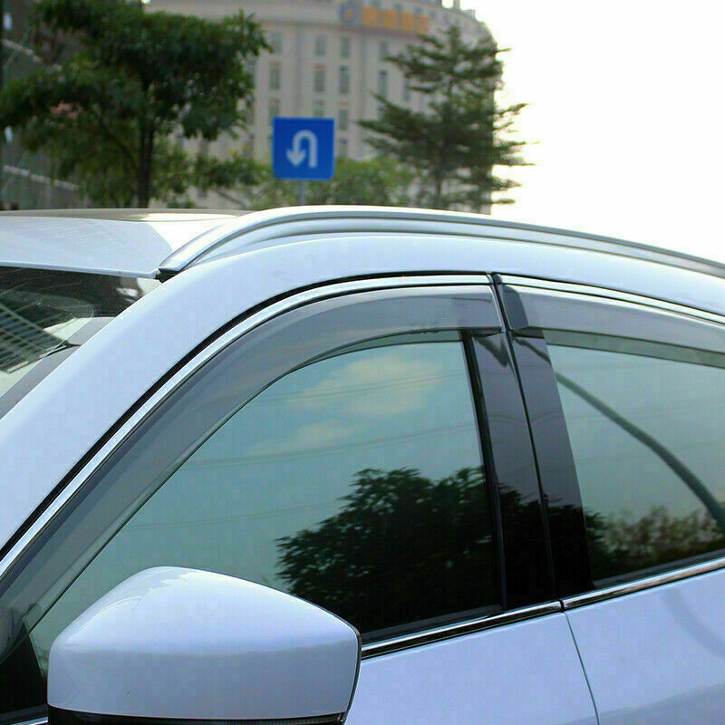 for Mazda CX-5 CX5 2017-2021 Window Visor Vent Sun Shade Rain Guard Visor Trim4