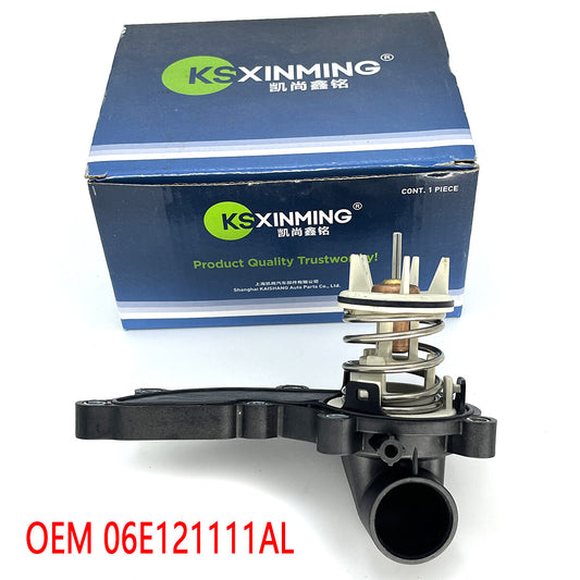 Thermostat Housing / Water Outlet for VW for Audi S4 S5 A6 A7 Q7 3.0 T  06E121111AL