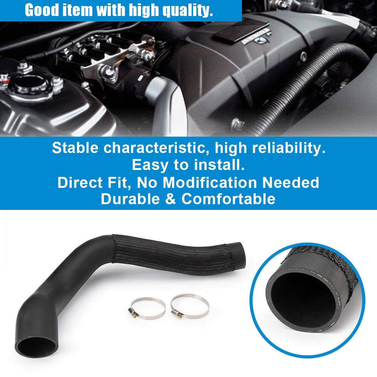 1505A200 1PC Throttle Body To Intercooler Pipe Hose for Mitsubishi Pajero 3.2L