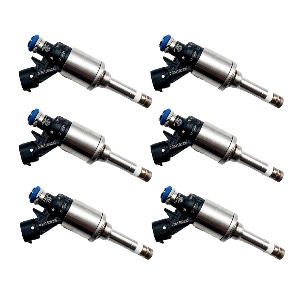 6-pack of fuel injectors 84512135 16600-5CA0A for Infiniti Q60 2017-2021, premium quality.