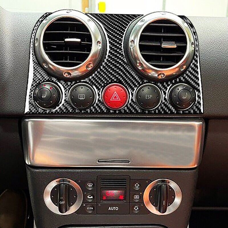 carbon fiber automotive air vent socket cover trim for Audi TT 8N 2001-2005-2006