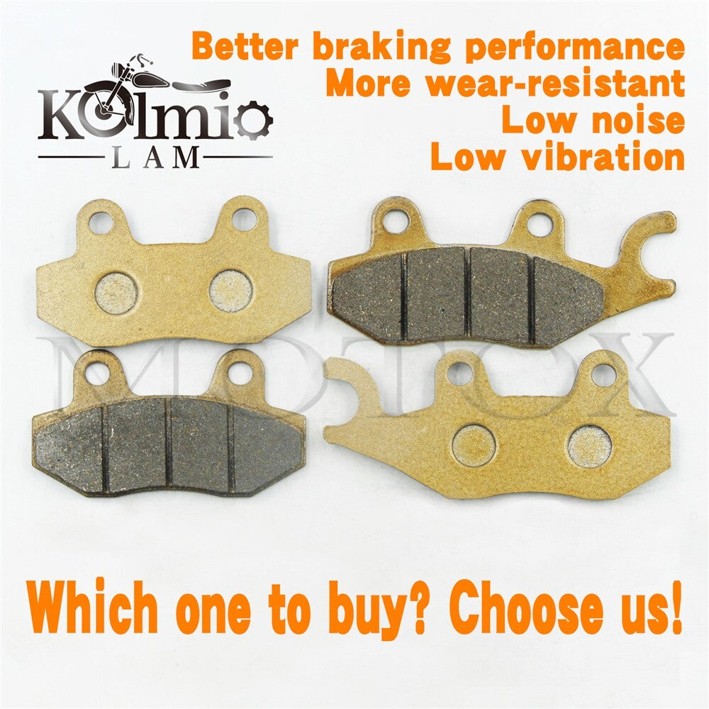 Kolmio-LAM Ceramic Front Rear Brake Pads Fit for SUZUKI UH125/200 Burgman 14-21