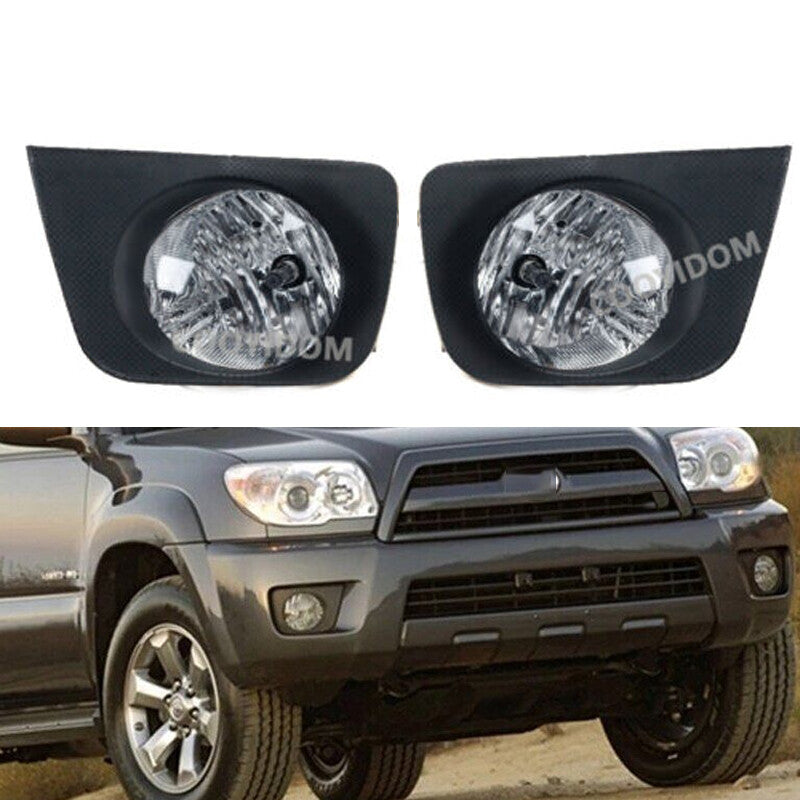 For 2005-09 for Toyota 4 Runner Hilux Surf 1 Set Front Fog LampWires Harness Switch