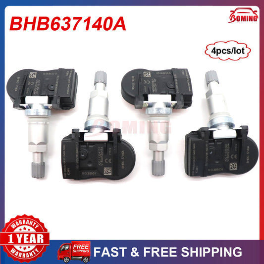 New TPMS tire pressure monitoring sensor (4pcs) for Mazda MX-5 Miata BHB637140A