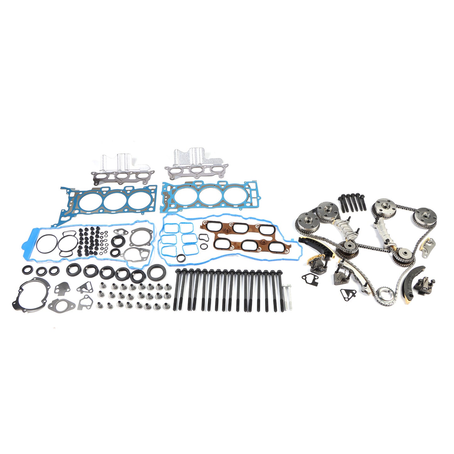 Head Gasket Bolts Timing Chain Kit for Chevy GM for Buick for Saturn 3.6L 2009-2015