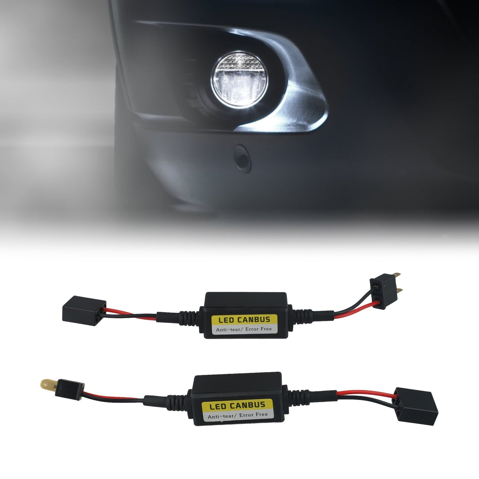2pcs H7 Headlight LED Canbus Der Canceller Error Resistor Anti Flicker