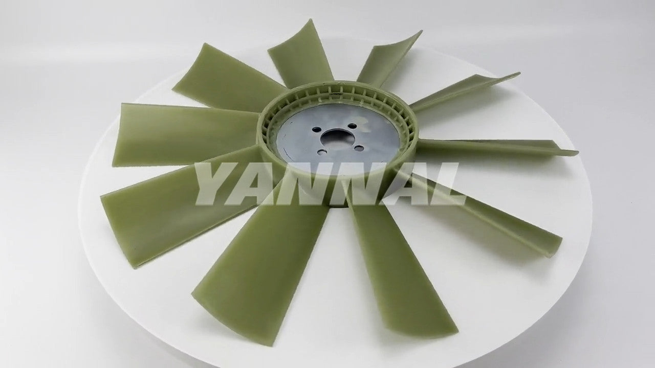 1004 Fan blades 106-7637 909-116 are suitable for Perkins diesel engine parts.