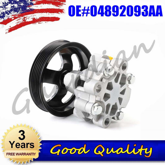 NEW Power Steering Pump w/ Pulley 04892093AA for Dodge Magnum Charger for Dodge