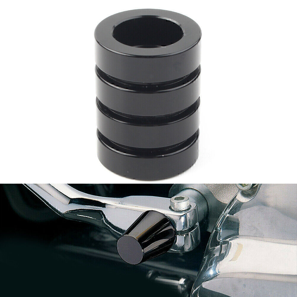 Heel Shift Shifter Lever Eliminator Shaft Caps Cover Fit for Harley Touring Black