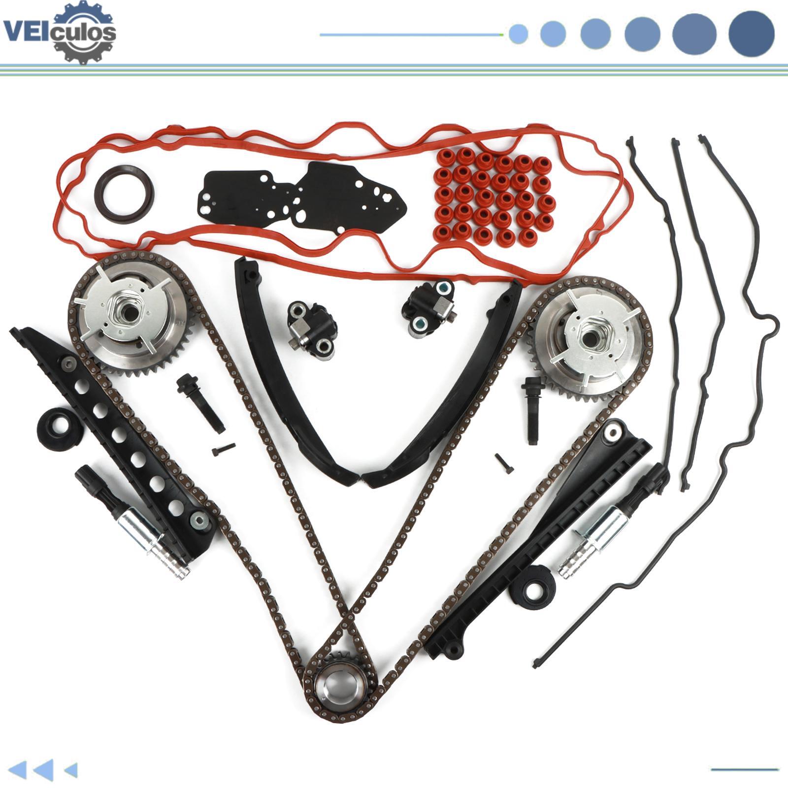Timing Chain Kit + Cam Phasers + VVT Valves for Ford F-150 F-250 F-350 5.4L V8