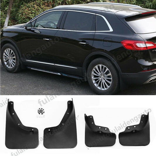 4Pcs for Lincoln MKX 2016-2019 Car Mud Flap Flaps Splash Guard Fenders Mudguard