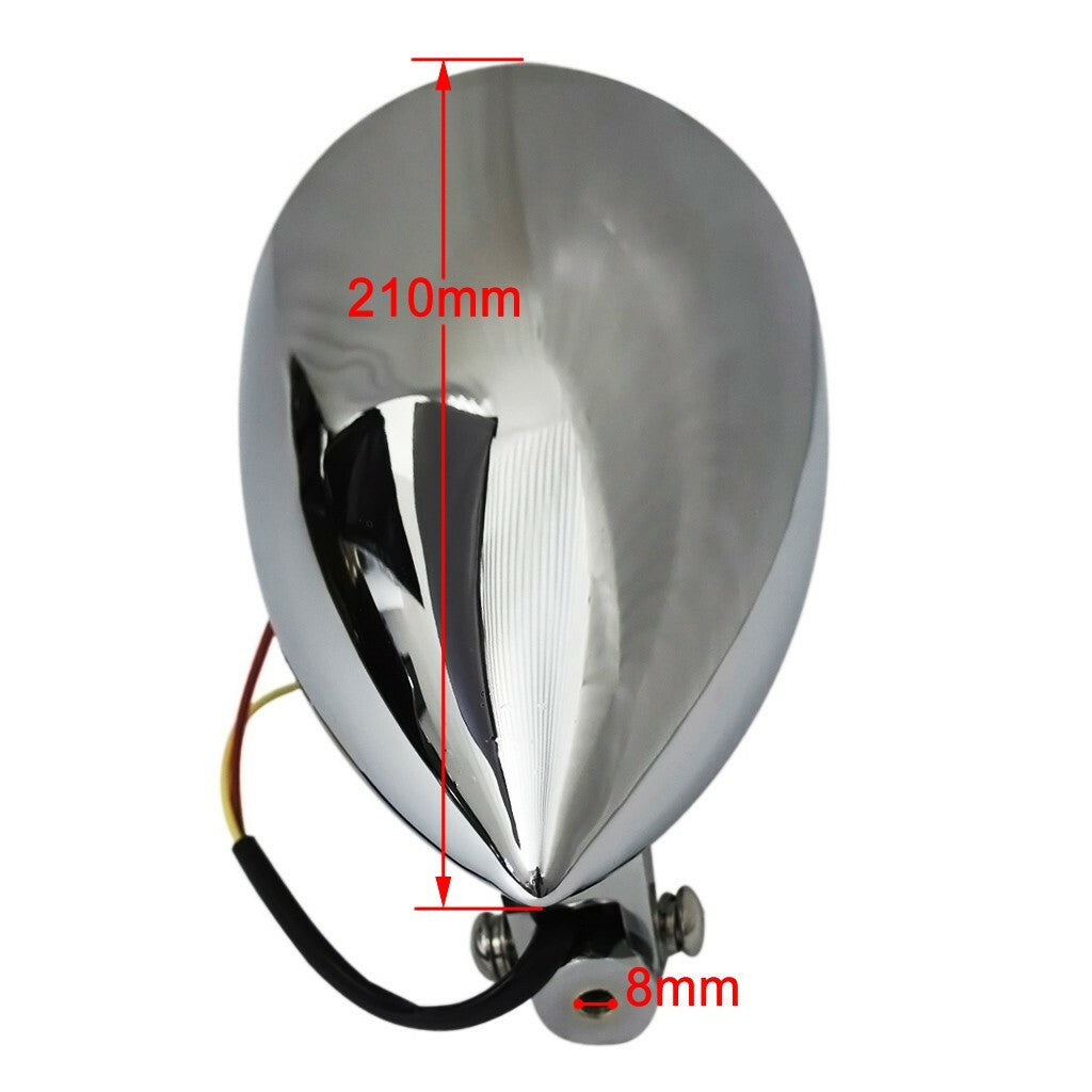 6 Motorcycle Bullet Headlight for Harley Sportster Dyna Softail Chopper Bobber