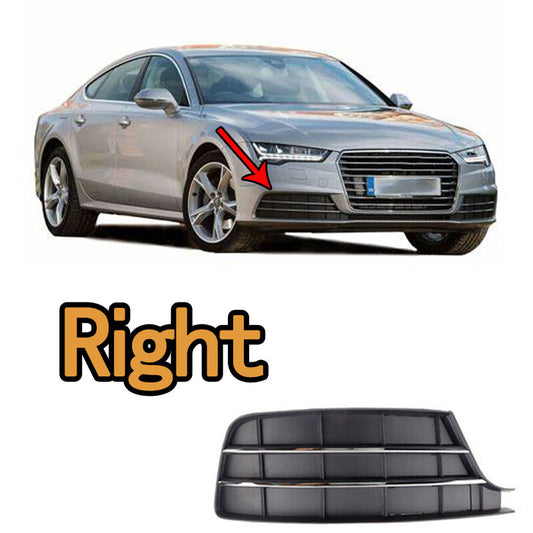 for Audi A7 2015 2016-18 Fog Lamp Side Front Bumper Fog Lamp Grille Cover Right