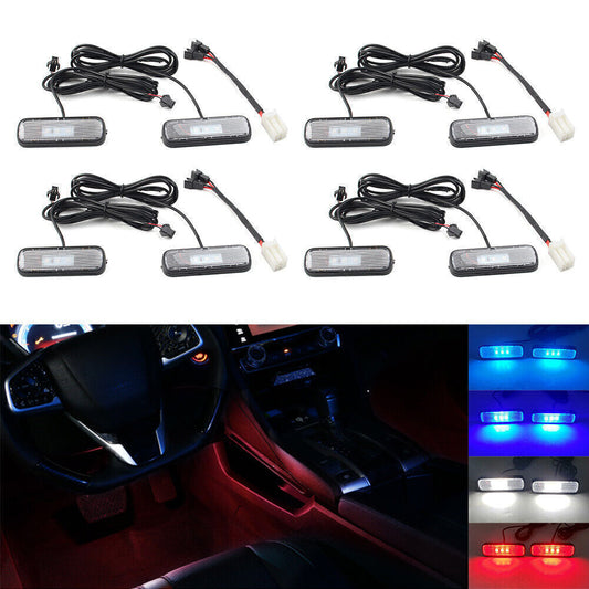 2x LED Interior Ambient Lights for Honda for Civic 2016-2021 2020 2019 2018 2017