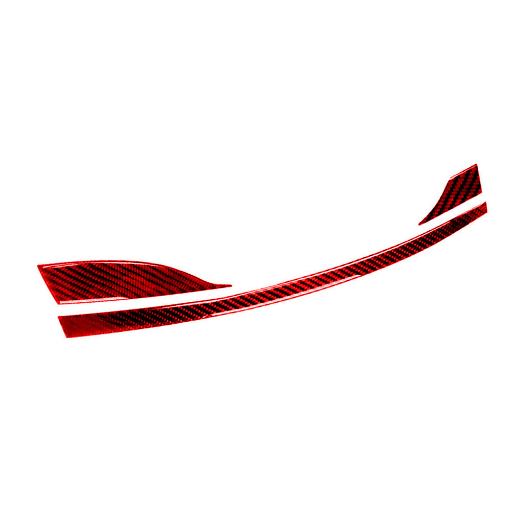 Red Carbon Fiber Dashboard Climate Control Trim for Honda CRV CR-V 2012-2016 -B