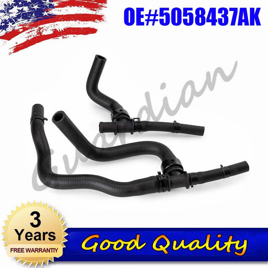 Heater Hose Set With TEE Supply-Return 5058437AK for Dodge Journey 2.4L 08-20