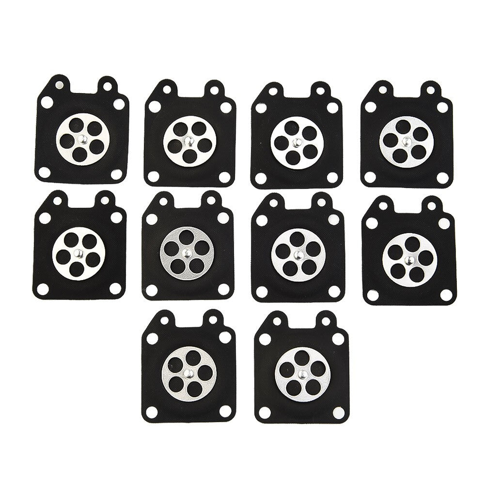 10-pack carburetor diaphragm kit for 95-526, 95-526-9, 95-526-9-8 carbohydrate black.