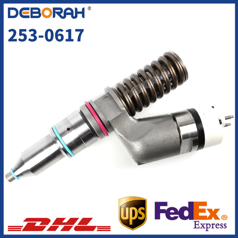 Fuel Injector 253-0617 For Caterpillar CAT C15 C27 Diesel Engine
