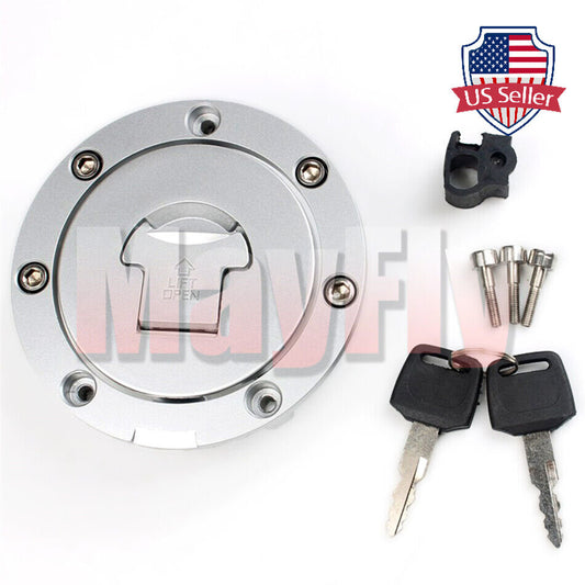 Fuel Gas Tank Cap Cover Lock W/Key Fit For Deauville CBF500/600/1000 NT650 NT700