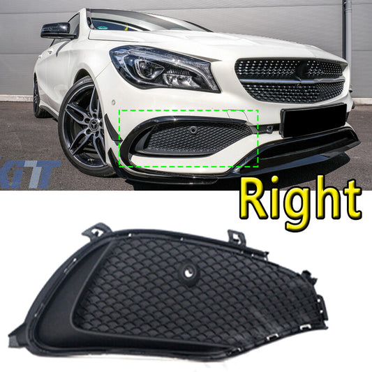 Front Bumper Grille Fog Light Cover Right for Mercedes-Benz W117 CLA180 2016-19