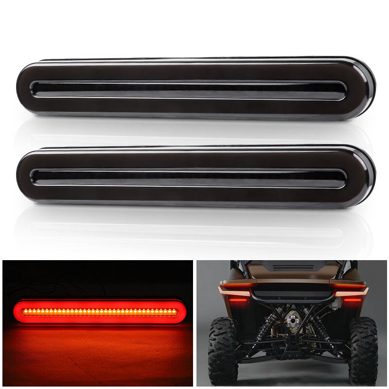 2X 36 LED Car Truck DRL LED Lights Bar Brake Flowing Turn Signal Stop Tail Strip