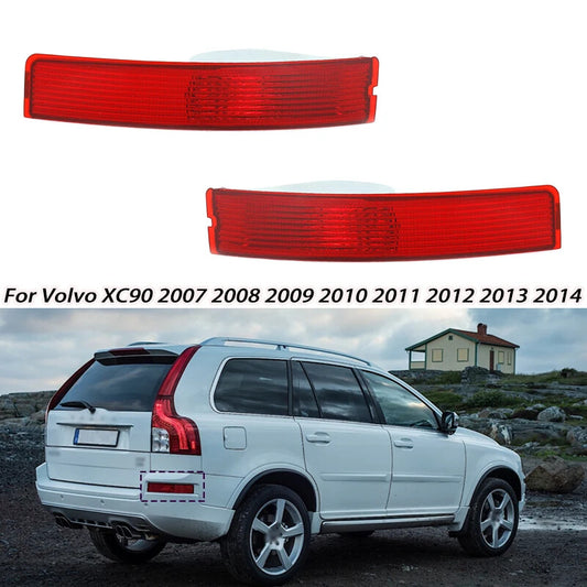 Pair Car Rear Bumper Fog Light Tail Light Warning Lamp for Volvo XC90 2007-2014