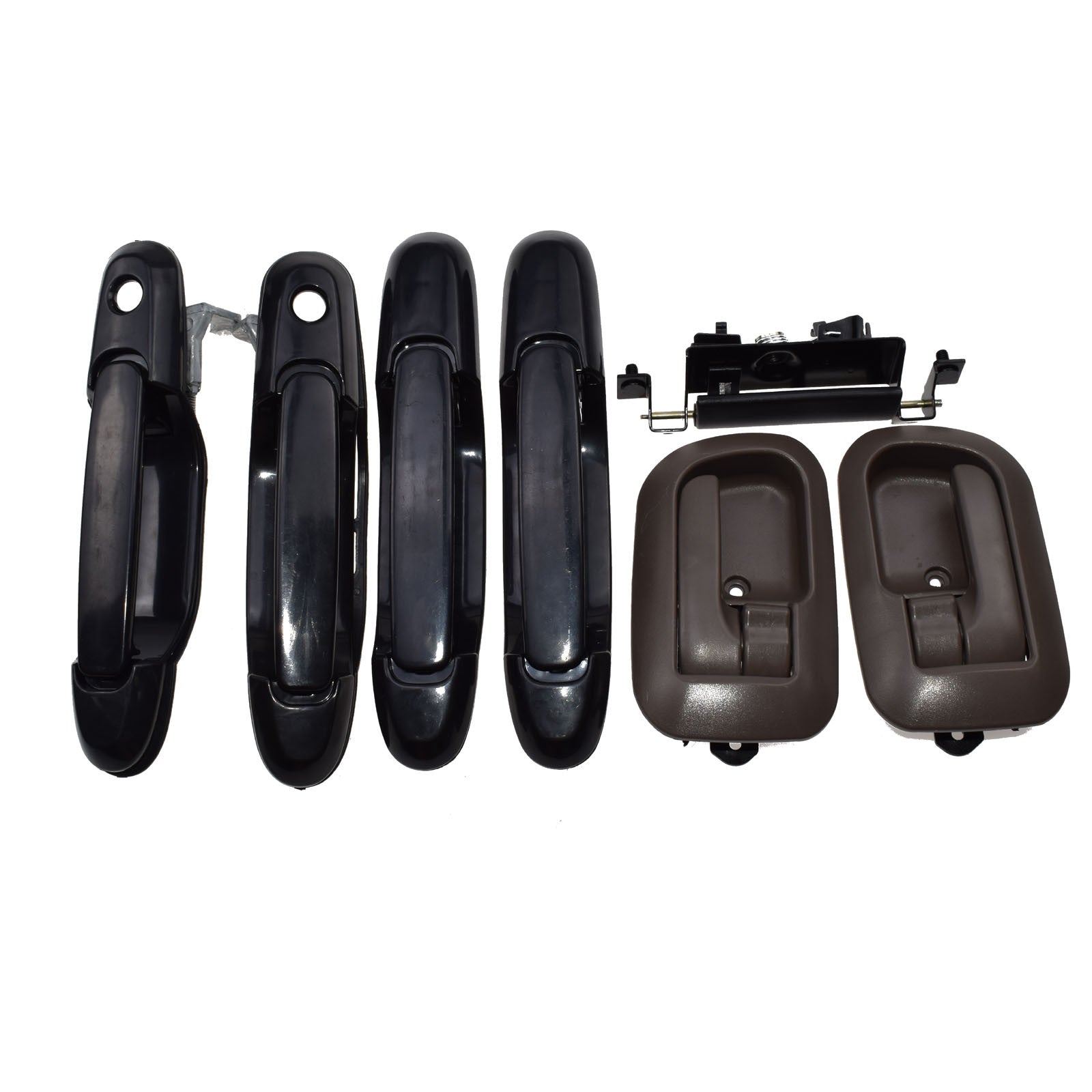 Brown interior and exterior door handle set for 98-03 for Toyota for Sienna