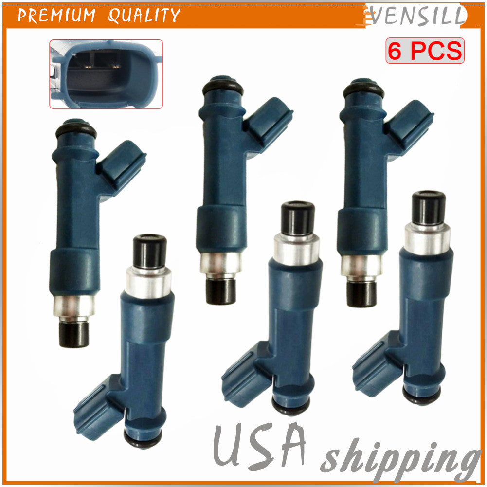 6Pcs Fuel Injectors 23250-0P030 for Toyota Tacoma 4Runner FJ Tundra 4.0L 06-09